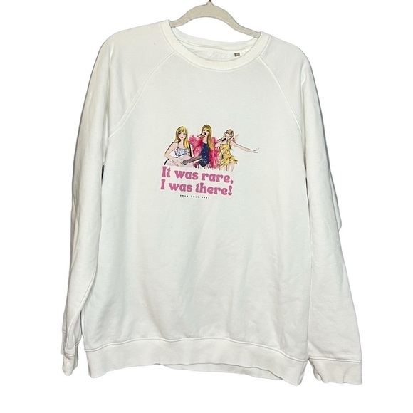 Taylor Swift Eras Tour 2023 It Was Rare I was There Crew Neck Sweatshirt XL - Picture 1 of 5